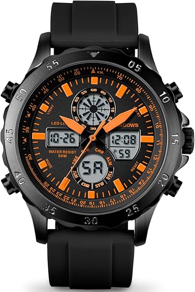 Rugged Military-Style Outdoor Men’s Watch